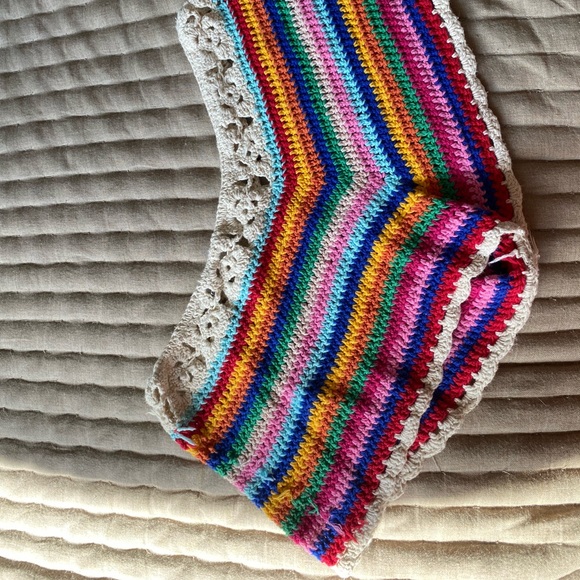Rainbow Crochet Shorts 🌈 - Picture 2 of 2